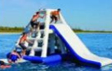 Blue Bounce N Slide Water Park-5.5mLx3mW