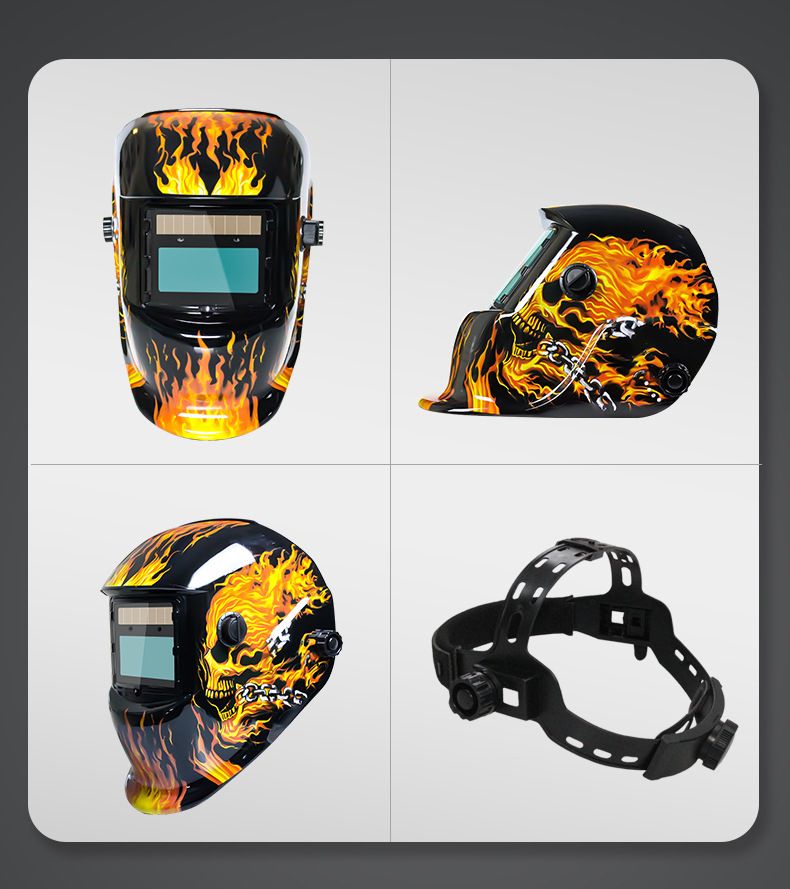 Electric welding mask