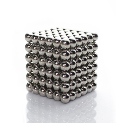 Magnet Sphere Ni OD5mm Silver Bucky Ball (216 Piece)