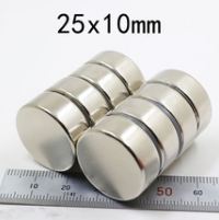 Magnet Round Ni 25x10 N35